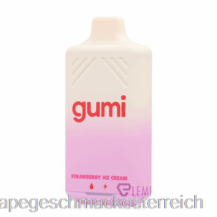 Gumi Bar 8000 Einweg-Erdbeereis-Vape-Geschmack